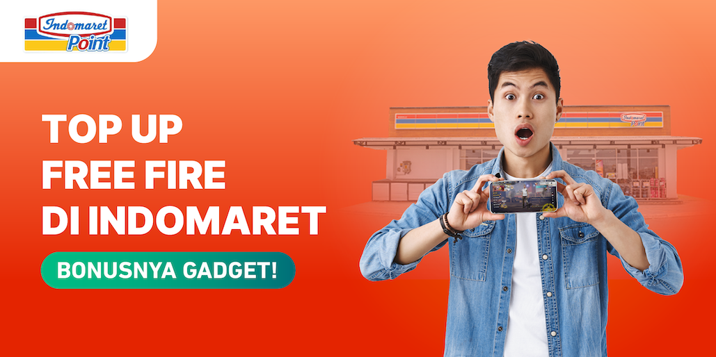 Top Up Free Fire di Indomaret, Bonus Gadget Menanti!