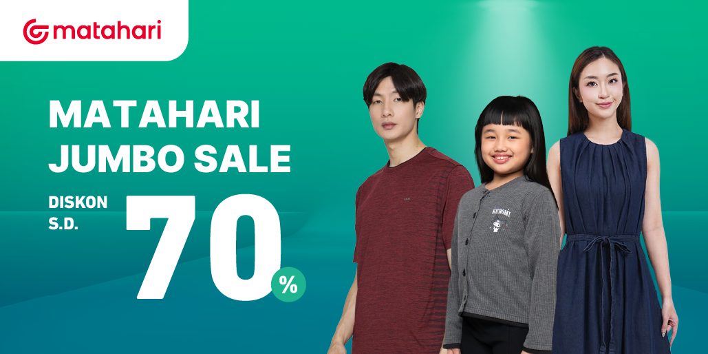 Belanja Sepuasnya di Mahari, Diskon Hingga 70%!