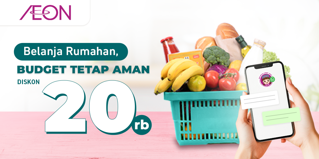 Belanja Keperluan Rumah jadi Mudah, Hemat 20RB!