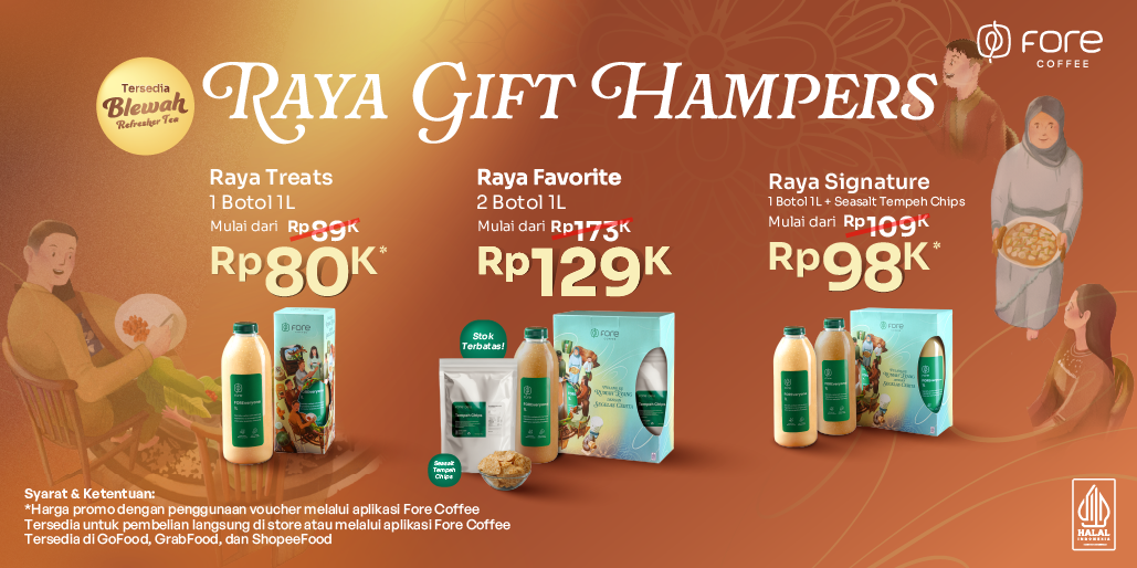 Raya Gift Hampers dari Fore Coffee, Mulai dari 80rb!
