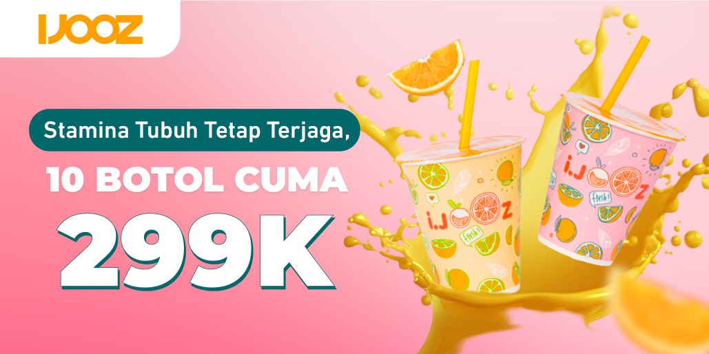 Vitamin C Segar Tiap Hari, 10 Botol Cuma 299K