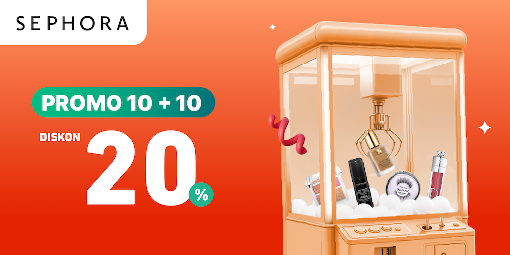 Promo 10.10 di Sephora, Diskon hingga 20%!