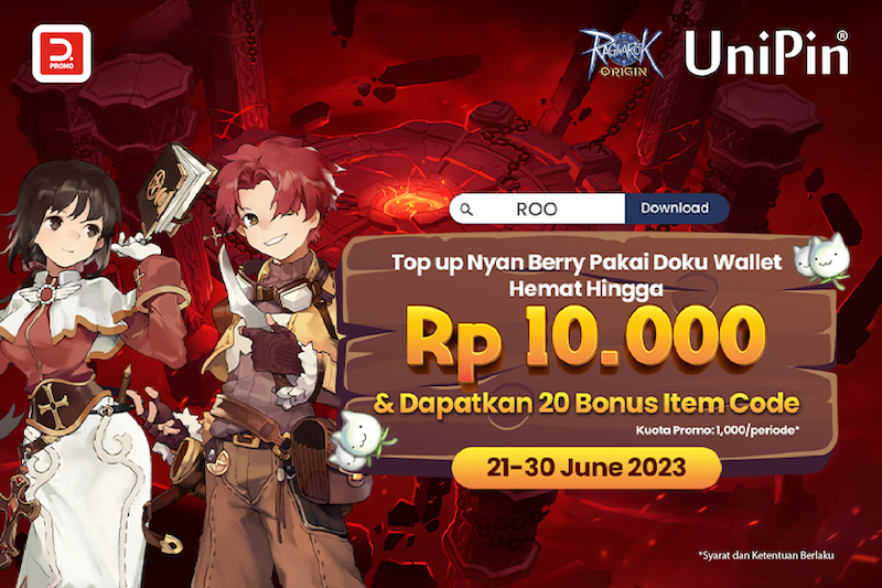 Top Up Game Ragnarok Origin Pakai DOKU Wallet Hemat Hingga Rp 10Ribu & Dapat Bonus Item Code!