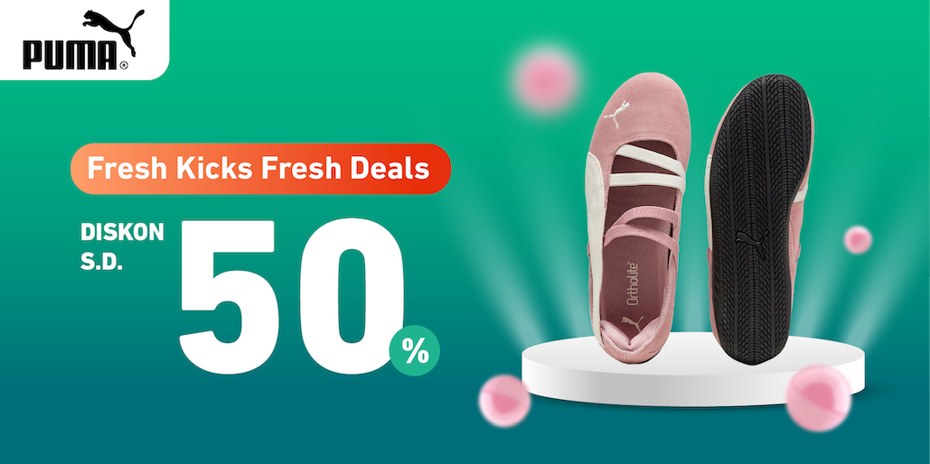 Koleksi 10.10 PUMA Diskon hingga 50%!