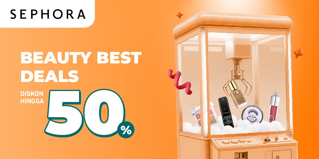Tampil Cantik bersama Sephora, Diskon hingga 50%