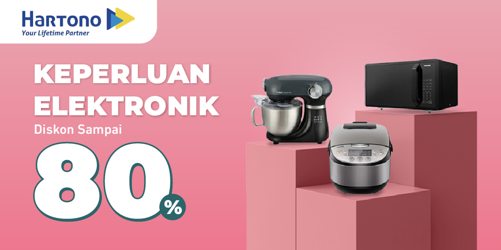 Hemat Maksimal di MyHartono, Hingga 80%!