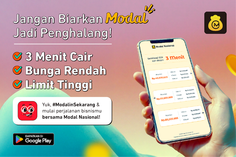 Cukup 3 Menit, Modal Usaha Langsung Cair!
