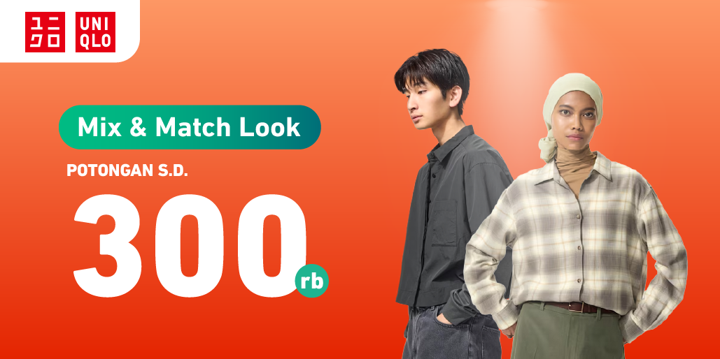Gonta-Ganti Outfit di UNIQLO, Diskon s.d. 300rb!
