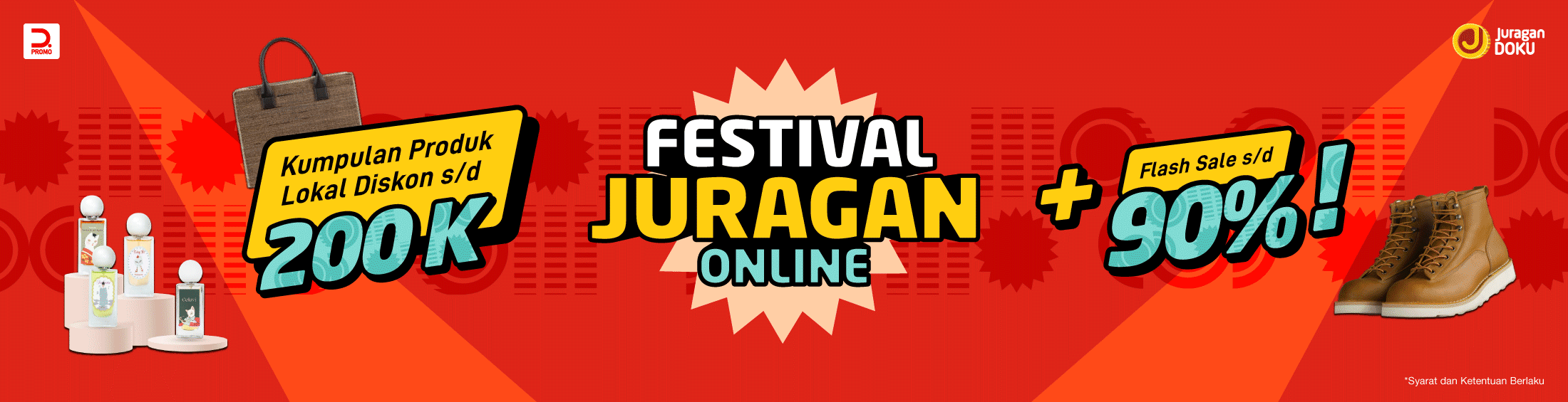 Festival Juragan Online: Kumpulan Produk Lokal Diskon Hingga 200K