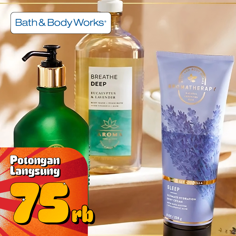 Diskon Produk Body Care Bath & Body Works Spesial HUT RI!