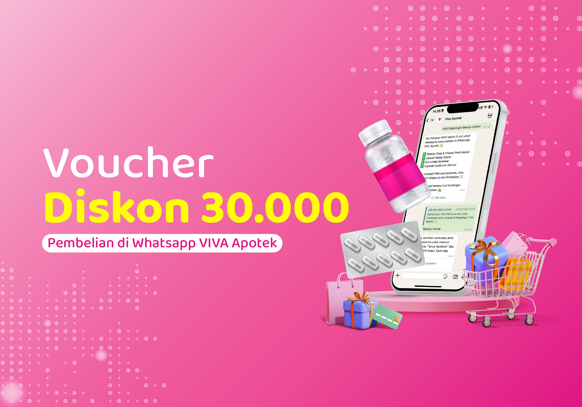 Belanja Obat dan Vitamin Diskon 30RB di VIVA Apotek