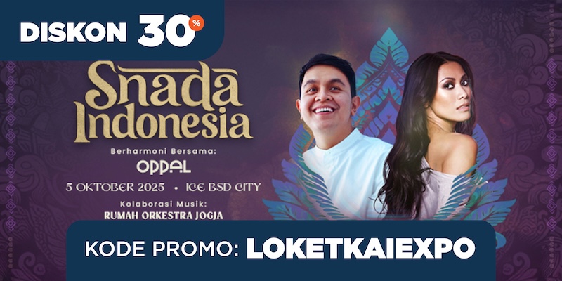 Tiket Diskon Buat Nonton Anggun & Tulus dalam SNADA Indonesia
